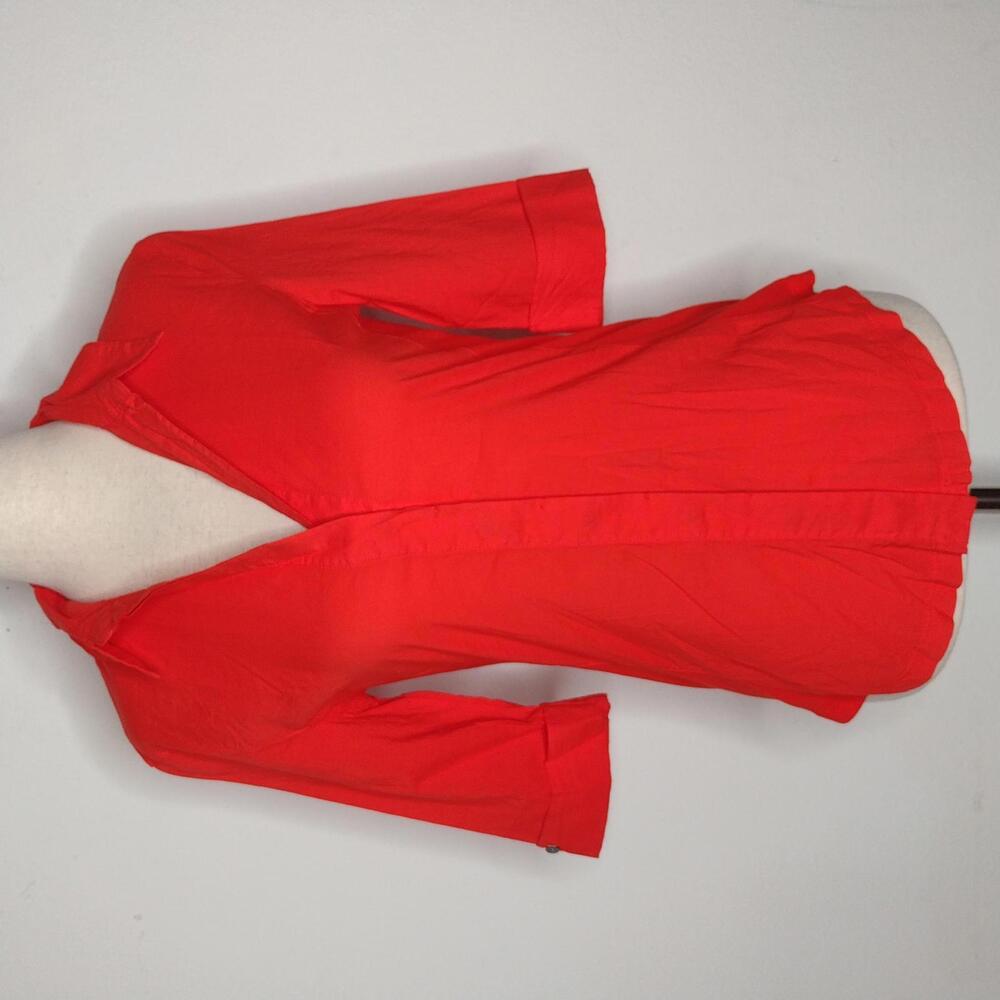 James Perse Red Button Down Shirt